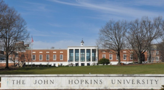 Johns Hopkins University campus entrance